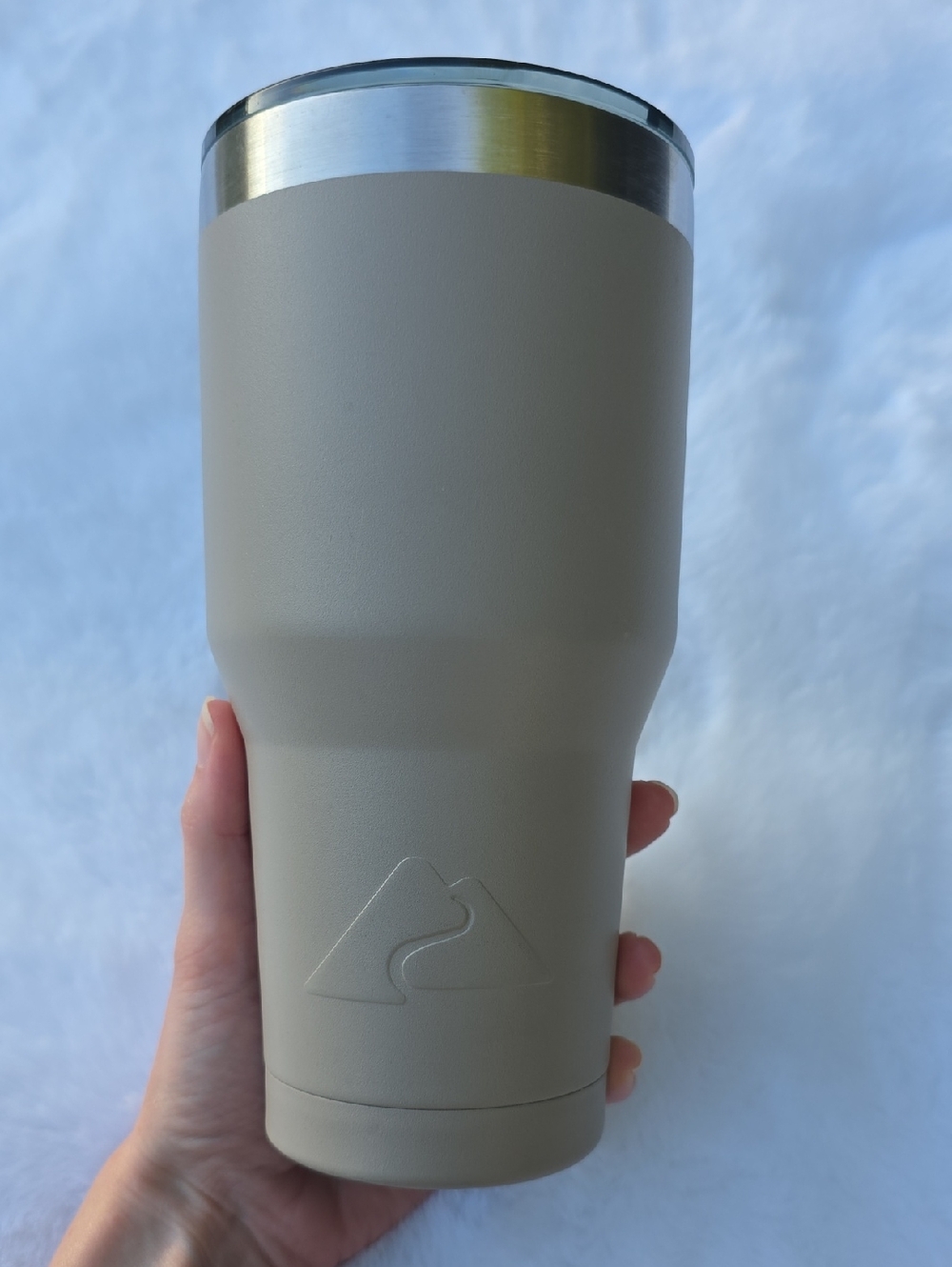 Ozark Trail 32 Oz Insulated Stainless Steel Tumbler Tan Light Brown Travel - Picture 5 of 17